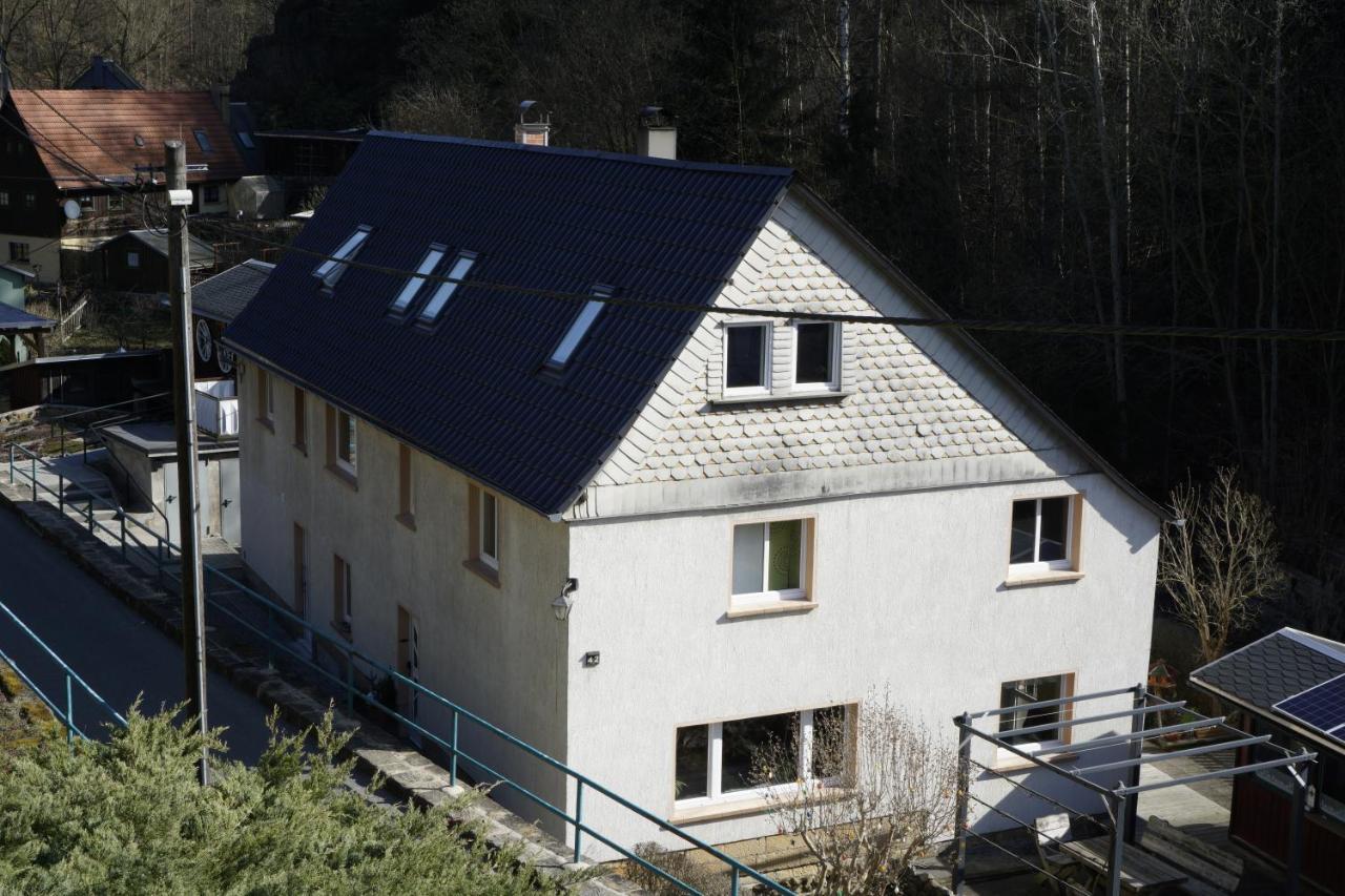 Ferienwohnung Zum Hirschgrund Schona Ngoại thất bức ảnh